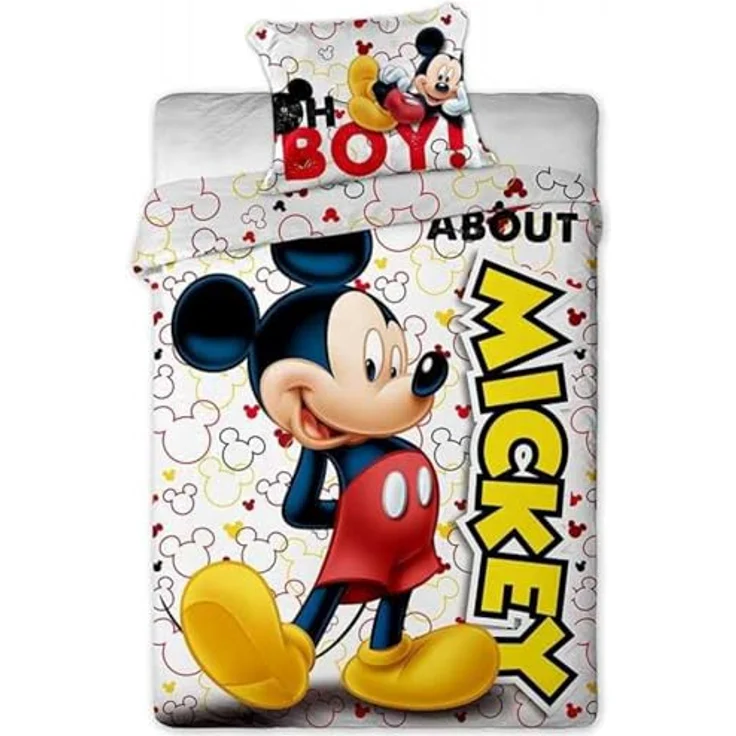 bettdeckenbezug Mickey Mouse 140 x 200 cm – Bild 2