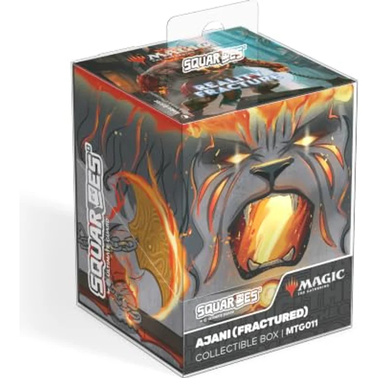 Squaroes Squaroe Magic: The Gathering "Reality Fracture" MTG011, Deckbox für bis zu 100 doppelt gesleevte Karten, nachhaltige Materialien, stabiler Verschluss, vollständig bedrucktes Design – Bild 8