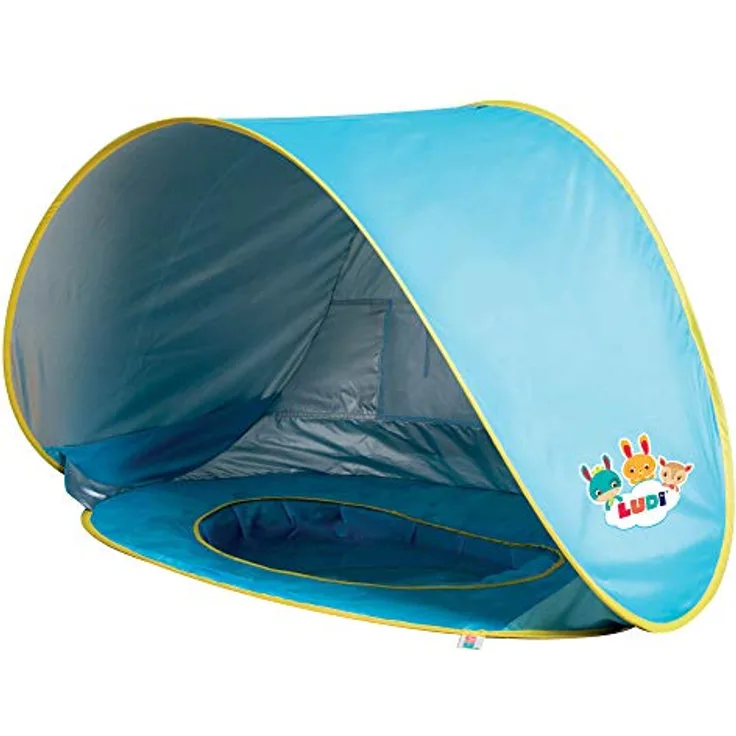 Ludi 2206 Multifunktions-Pool aus Stoff mit UV-Schutz 50 Strandmuschel