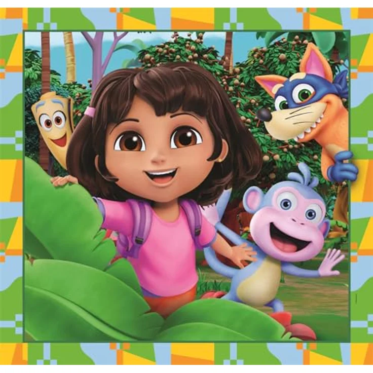 Clementoni 25078 Dora The Explorer Puzzle, 3x48 Teile Lernspiel für Kinder ab 5 Jahren, farbenfroher Druck – Bild 5