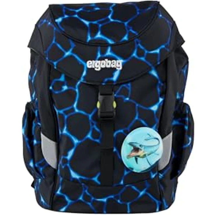 ergobag mini Kinderrucksack, ergonomische Kindergartentasche, DIN A4, 10 Liter, mit Reflektoren und recycelten Materialien, für Jungen und Mädchen – Bild 1