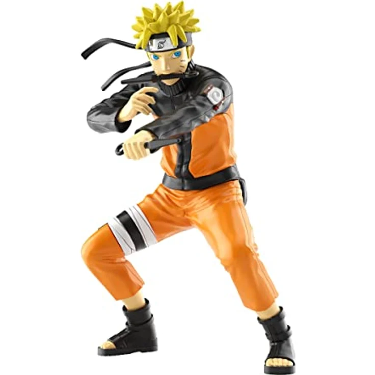 Bandai Naruto Shippuden Entry Grade Plastic Model Kit Naruto Uzumaki, inklusive Zubehör und austauschbaren Teilen, bereits farblich gestaltet – Bild 1