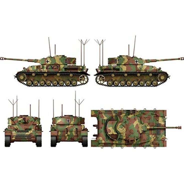 Rye Field Model Pz.kpfw.IV Ausf.J late production/Pz.beob.wg.IV Ausf.J, Modellfahrzeug mit beweglichen Kettengliedern – Bild 7