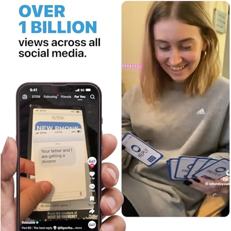 WHAT DO YOU MEME? New Phone, Who Dis? - Partyspiel für Erwachsene – Bild 7