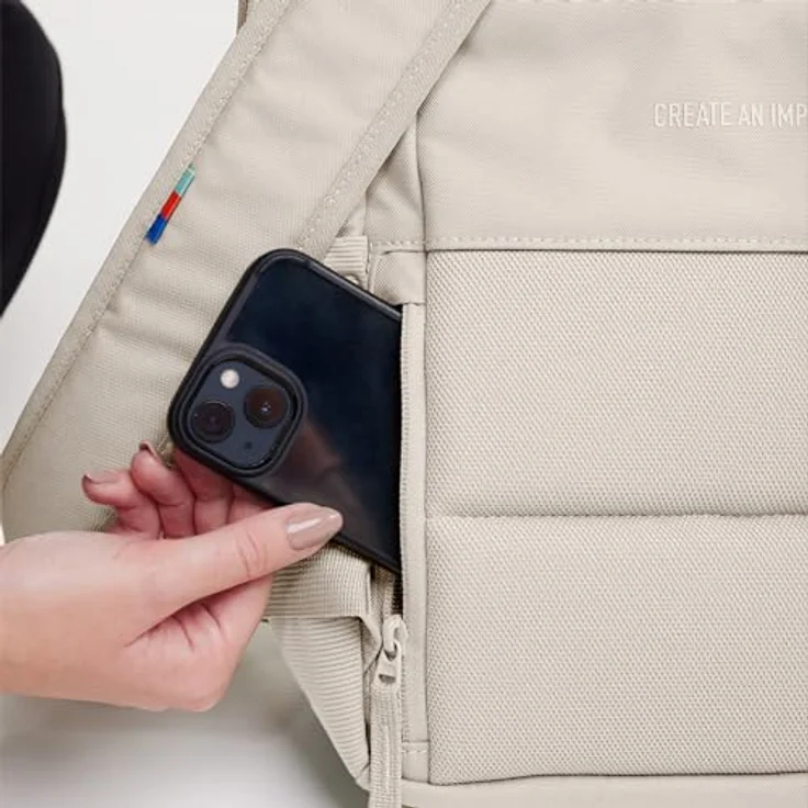 Got Bag DAYPACK 2.0, Wanderrucksack mit 11 l Volumen, ergonomischen Schultergurten und Reißverschlusstasche, schwarz – Bild 6