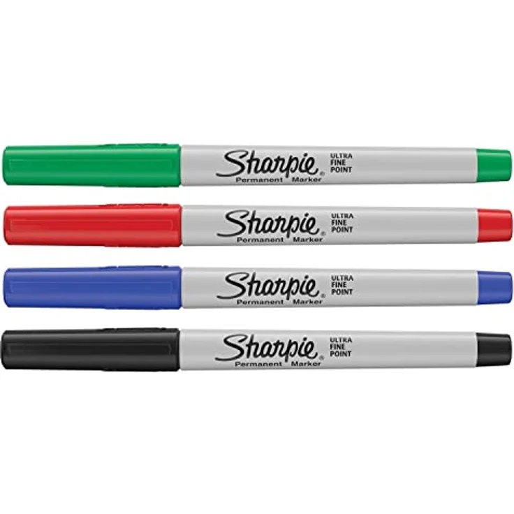 SHARPIE Permanent Marker | Marker Stifte mit ultra-feiner Spitze | gemischte Standardfarben | 4 Stück – Bild 2