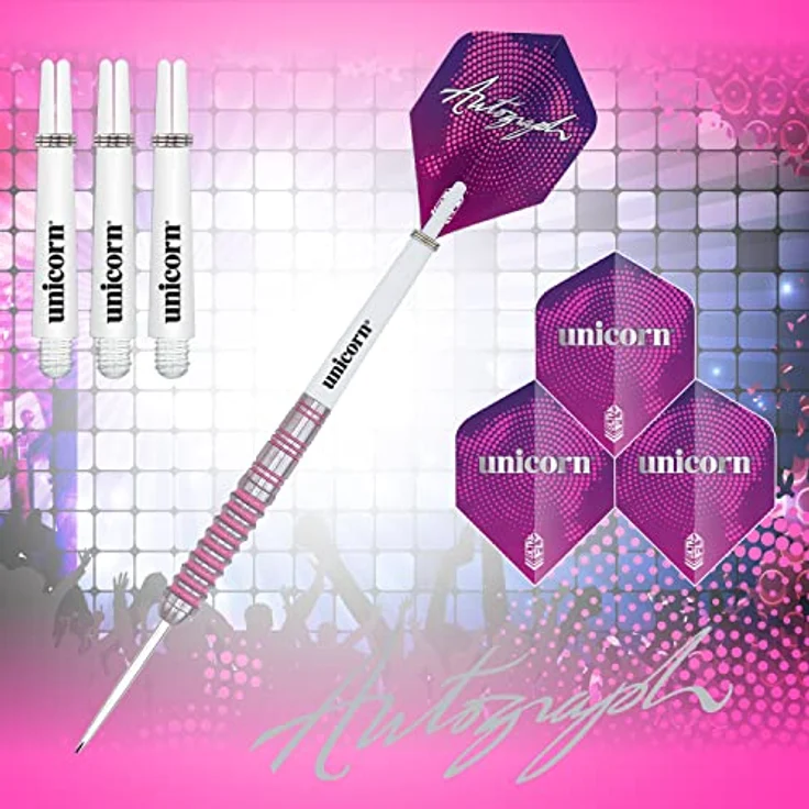 Unicorn Autograph Steel Dart, 80% Tungsten, 26g – Bild 2
