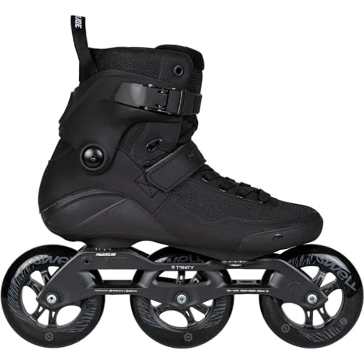 Powerslide Inline Skate Triple Black 110 Black, für Fitness, für Damen und Herren – Bild 1
