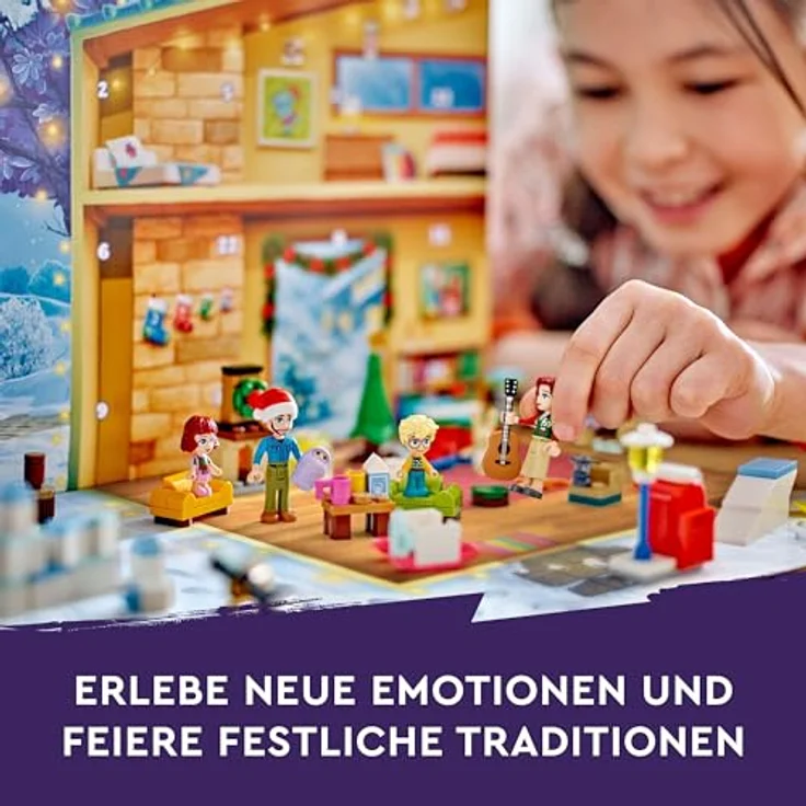 LEGO Friends Adventskalender 2024, vorweihnachtliches Kinderspielzeug mit 5 Charakteren und 3 Tieren, Lernspielzeug, Geschenkidee für Mädchen und Jungen ab 6 Jahren 42637 – Bild 5