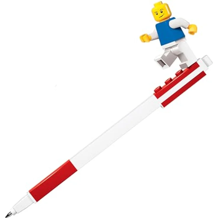 Euromic LEGO Stationery Gel pen 1 pc. RED packed in colour box with mini figurine – Bild 2