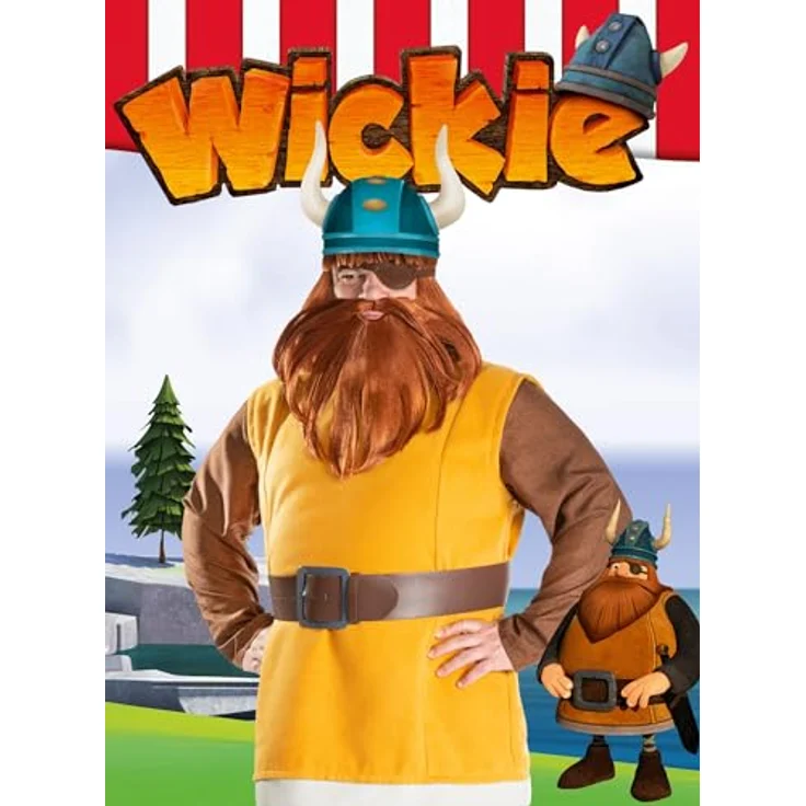 Maskworld Halvar - Vater von Wickie Kostüm - XL - Wikinger Verkleidung für Karneval, Fasching & Motto-Party – Bild 5