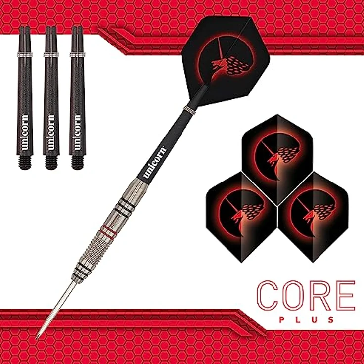 Unicorn Core Plus Tungsten Steel Darts, 25 Gr. / Inhalt 1 Stück – Bild 3