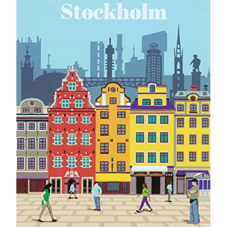 Ravensburger CreArt - Malen nach Zahlen 23520 - Colorful Stockholm - ab 12 Jahren – Bild 2