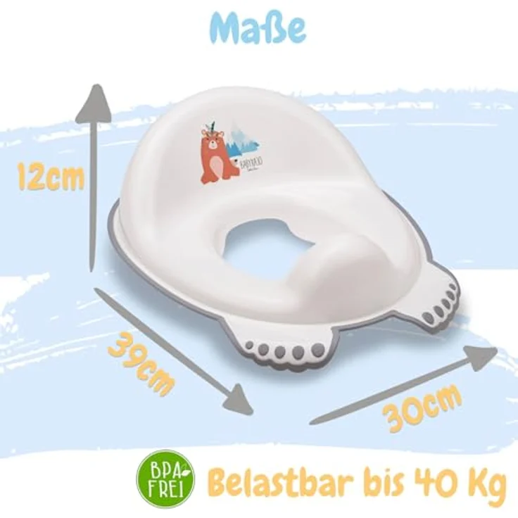 Babykajo Kinder Toilettensitz, TÜV Rheinland geprüft, rutschfeste Anti-Rutsch Beschichtung, ideal für Kinder ab 2 Jahren – Bild 4