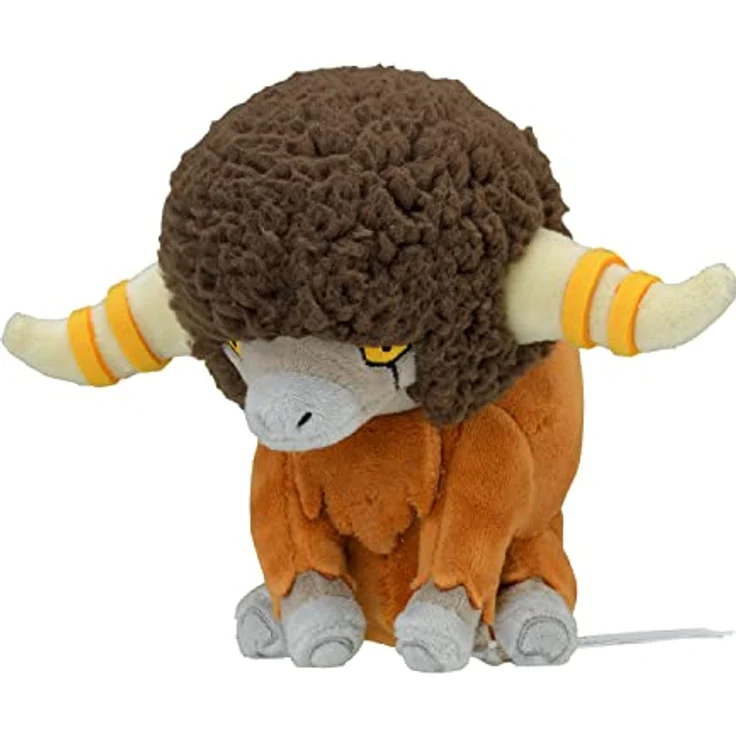 Pokemon Center Bouffalant Sitting Cuties Plüsch, 15 cm mit Mikroperlen gewichtet, handliches Kuscheltier für Erwachsene und Kinder ab 4 Jahren – Bild 1