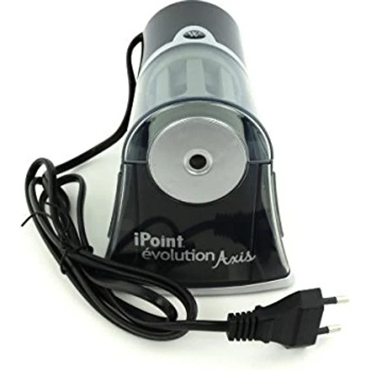 Westcott iPoint évolution Axis, Elektrischer Anspitzer mit Auto-Stopp-Technologie und großem Auffangbehälter – Bild 2