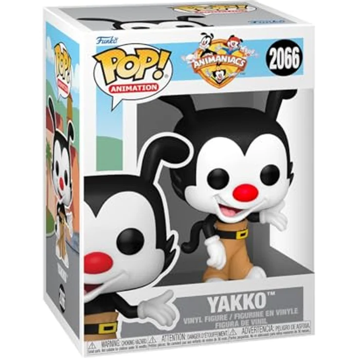 Funko FK86298 Animaniacs POP! Figur Yakko, stilisierte Vinylfigur in Geschenkverpackung, 115 x 90 x 160 mm – Bild 1