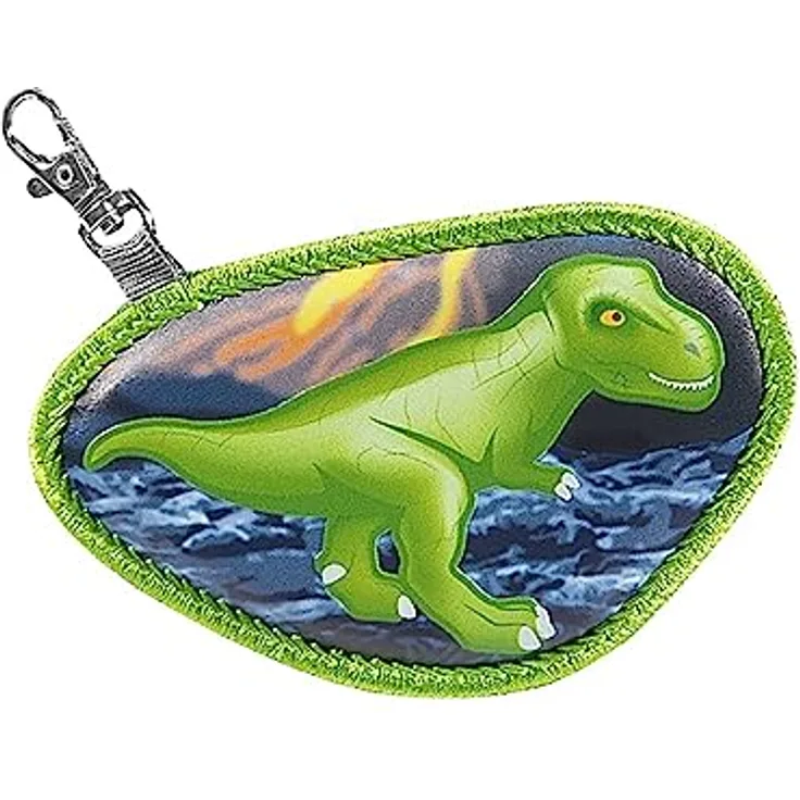Step by Step KIGA MAGS „Dino Nilo“, 1 Magnet-Applikation mit Karabinerhaken, Dinosaurier, Anhänger, Individualisierung des Kindergartenrucksack KIGA Mini & KIGA Maxi, Mädchen & Jungen, 12 + Monaten