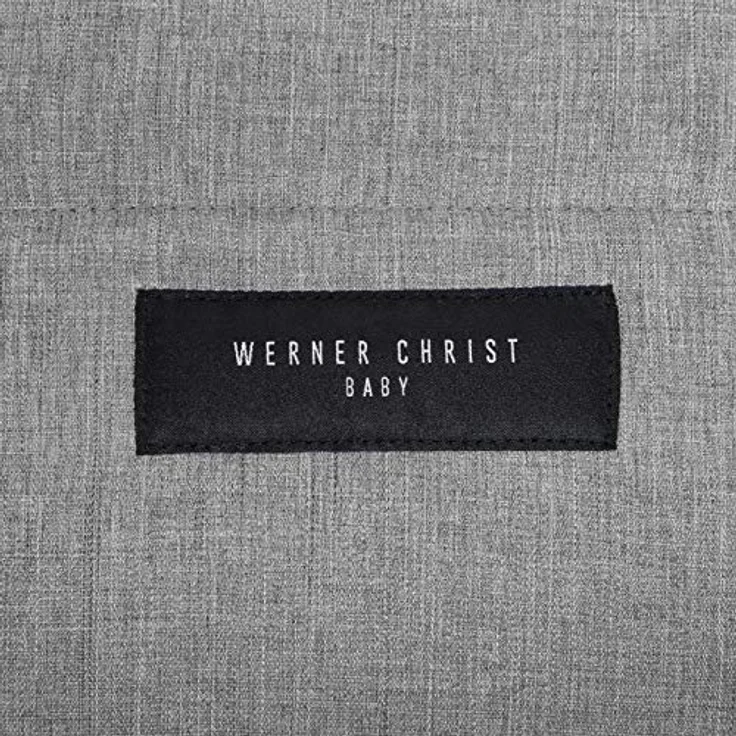 WERNER CHRIST BABY, Kinderwagen-Fußsack CORTINA – Thermo Winterfußsack (Kinder ab 6 - bis 36 Monate), mit herausnehmbarer Lammfelleinlage, medizinisches Fell, in Grigio (grau-meliert) – Bild 4