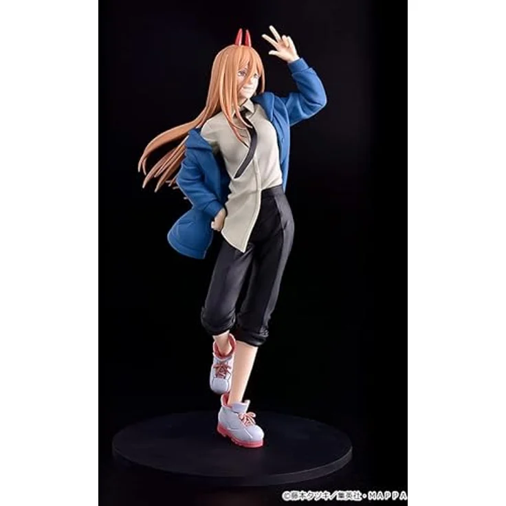 Max Factory Kettensägenmann Power Figur PLAMAX 20 cm, Montage und Lackierung erforderlich, schwarz – Bild 5