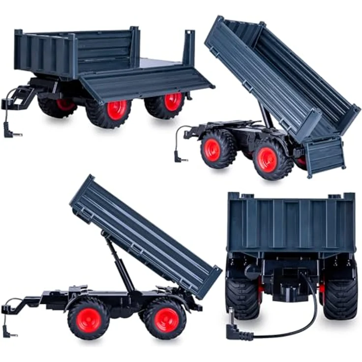 Jamara Kipper für RC-Traktor MB-trac 1000, Ferngesteuertes Auto, 1:24, Anthrazit – Bild 5