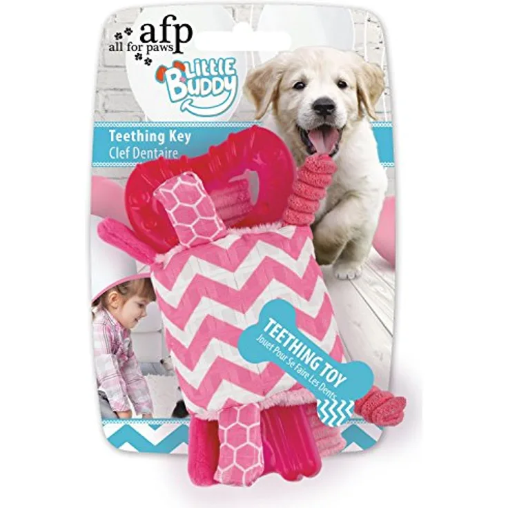 AFP Hundespielzeug Little Buddy Woodland, 3er Pack Kuscheltiere mit Quietscher für Welpen