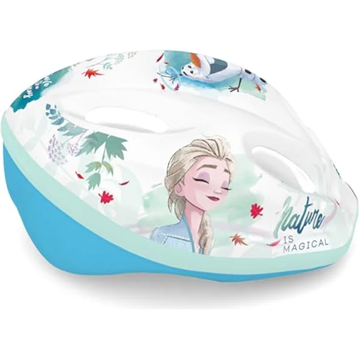 sarcia.eu Die Eiskönigin ELSA Anna Olaf Kinderfahrradhelm, leicht, verstellbar 52-56 cm, Weiß – Bild 3