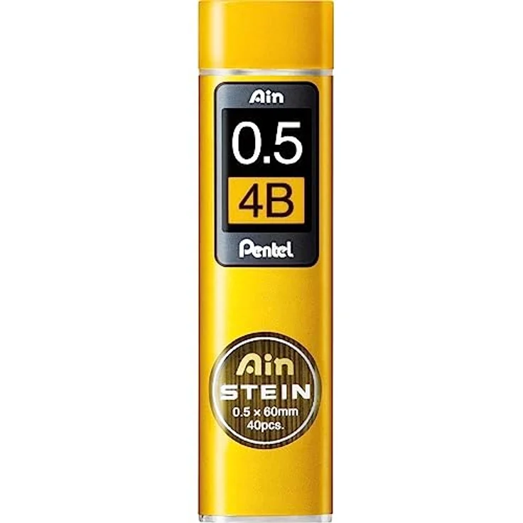 PENTEL Druckbleistift AIN STEIN 0,5mm 4B, Feinmine, 40 Stück – Bild 2