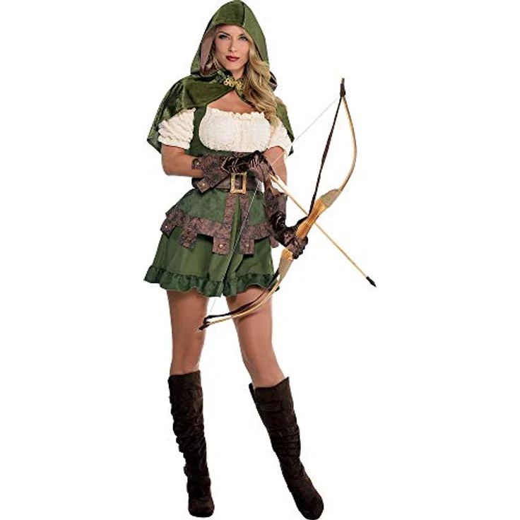 Amscan kostüm Robin Hood Damen Polyester grün Größe L – Bild 1