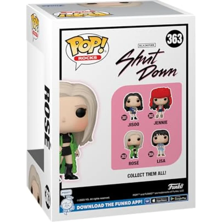 Funko Pop! Rocks: Blackpink - Rose - Vinyl-Sammelfigur - Geschenkidee - Offizielle Handelswaren - Music Fans - Modellfigur Für Sammler - Schwarz – Bild 3