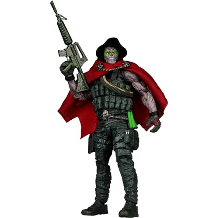 McFarlane Call of Duty Action Figure Burned Spawn, 18 cm mit Zubehör und DLC-Code in Fensterbox – Bild 5