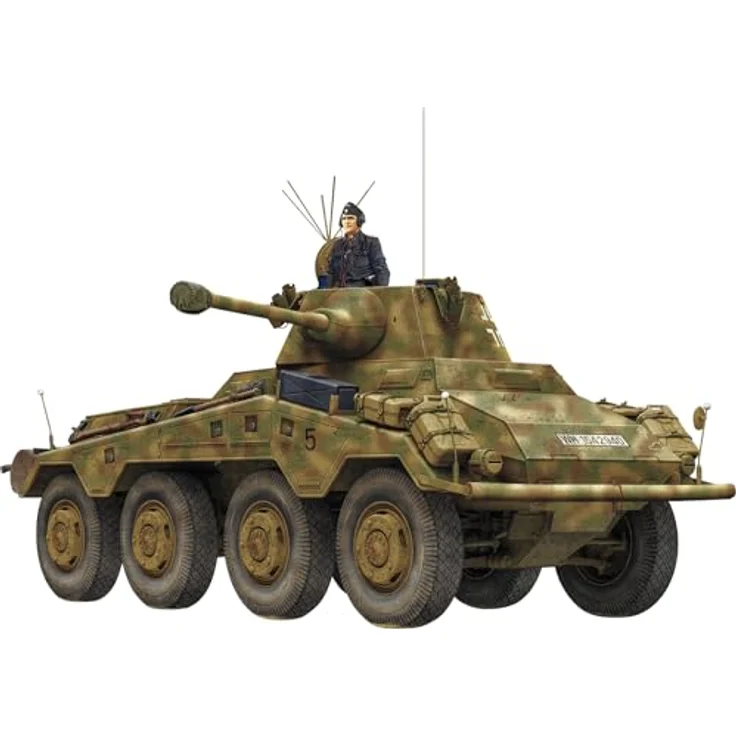 Rye Field Model Sd.kfz 234/2 Puma, hochwertiges Modellfahrzeug mit Motorenteilen und detailgetreuer Nachbildung – Bild 1