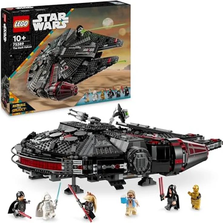 LEGO® Konstruktionsspielsteine Dunkler Millennium Falke (75389), LEGO Star Wars TM, (1579 St), Made in Europe – Bild 2