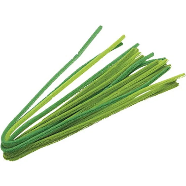 Knorr prandell 218471043 Biegeplüsch-Mix (50 cm lang, 6 mm Durchmesser, 10 Stück) maigrün