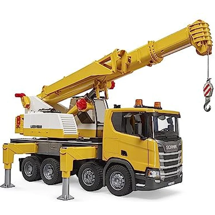 Bruder 03571 Scania Liebherr Kran-LKW 560R mit Light & Sound Modul – Bild 4