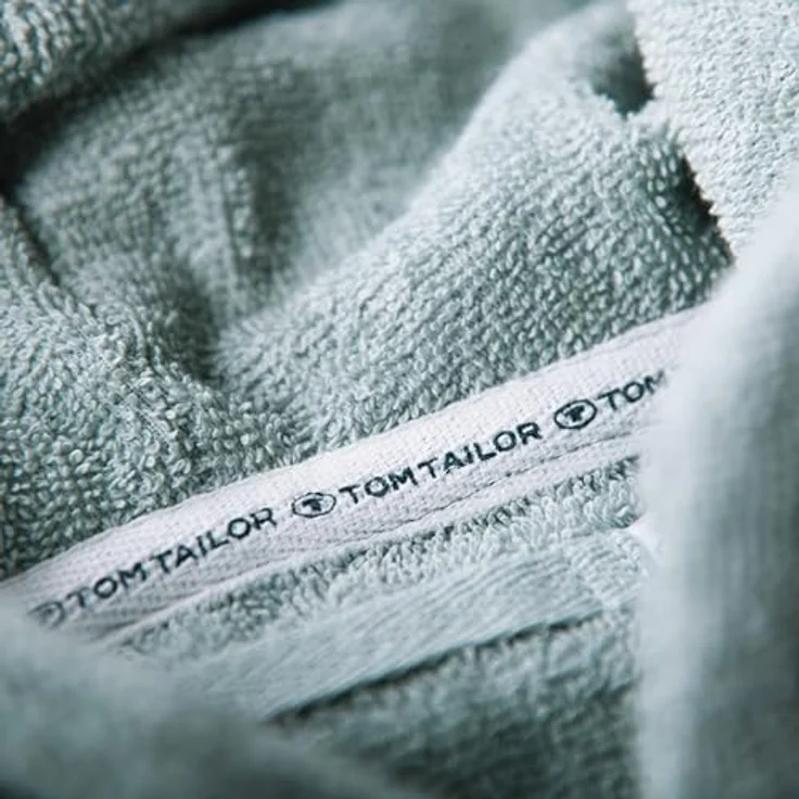 TOM TAILOR Junior Surf Poncho, 116-134cm, 100% Baumwolle/Frottier, Hautfreundlich und Pflegeleicht, UNI Türkis (Fresh Sage) – Bild 2