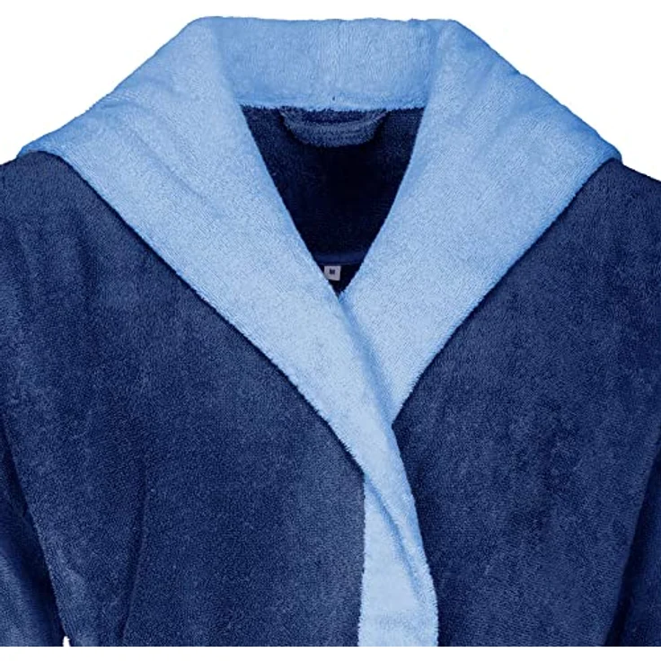 Bugatti Kapuzen-Bademantel Stefano, Herren, 100% SUPERSOFT-Baumwolle, marine blau – Bild 5