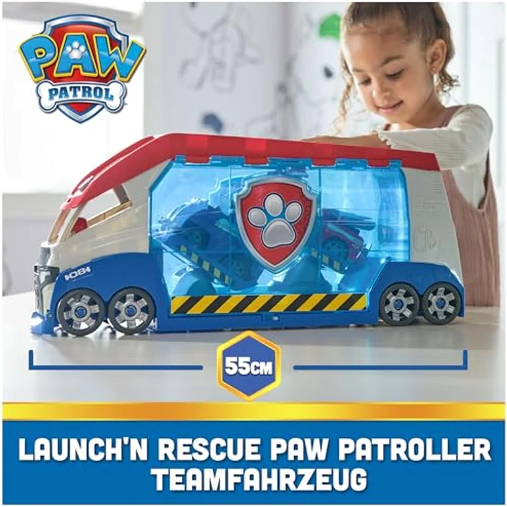 Spin Master Paw Patrol Spielzeug-Transporter PAW Patroller 3.0, mit Soundeffekt und Ryder mit Quad, für Kinder ab 3 Jahren – Bild 2