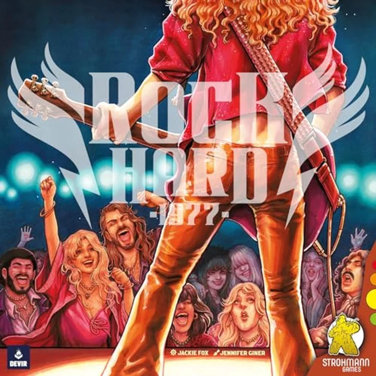 Strohmann Games Rock Hard: 1977 – Musik Brettspiel der 70er Jahre für 2-5 Spieler, Deutsch – Bild 2