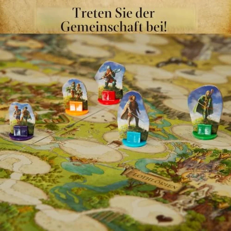 Thames & Kosmos Herr der Ringe: Abenteuer zum Mount Doom | Kooperatives Strategiespiel für 1-4 Spieler, 50 Minuten Spielzeit – Bild 3
