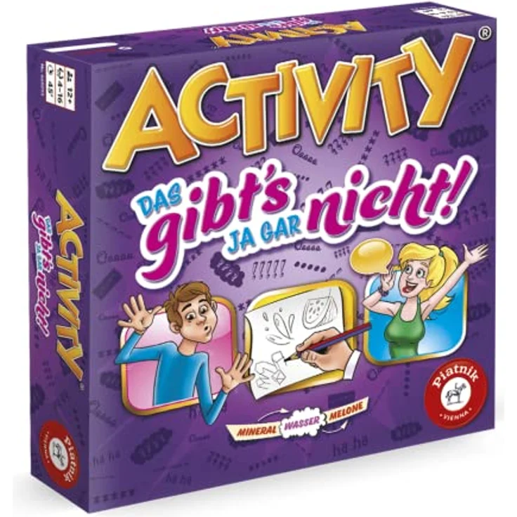 Piatnik 6692 6692-Activity-Das gibt´s ja gar Nicht | Die fantasievolle Edition für Partys und Spieleabende |Pantomime, Zeichnen, Erklären sind gefragt | 660 Neue Begriffe | Bis zu 16 Spieler möglich – Bild 1