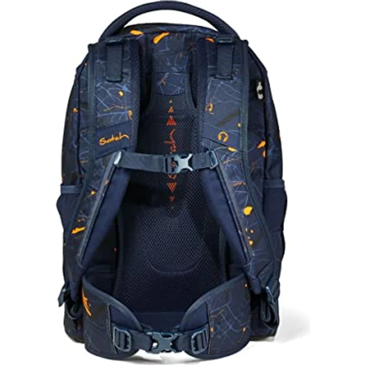 Satch Pack Schulrucksack Set 3tlg. in Urban Journey mit Schlamperbox und Sportbeutel, 30 Liter Volumen, 100% recyceltes Material, reflektierende Elemente – Bild 4