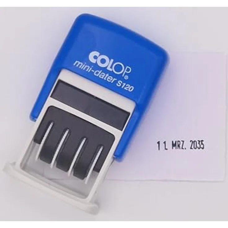 COLOP Stempel S 120, Datumstempel selbstfärbend, schwarz – Bild 6