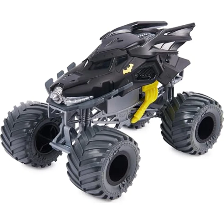 Monster Jam, offizieller Batmobile Monster Jam Truck, Metall-Spritzguss-Fahrzeug zum Spielen und Sammeln im Maßstab 1:24 – Bild 2