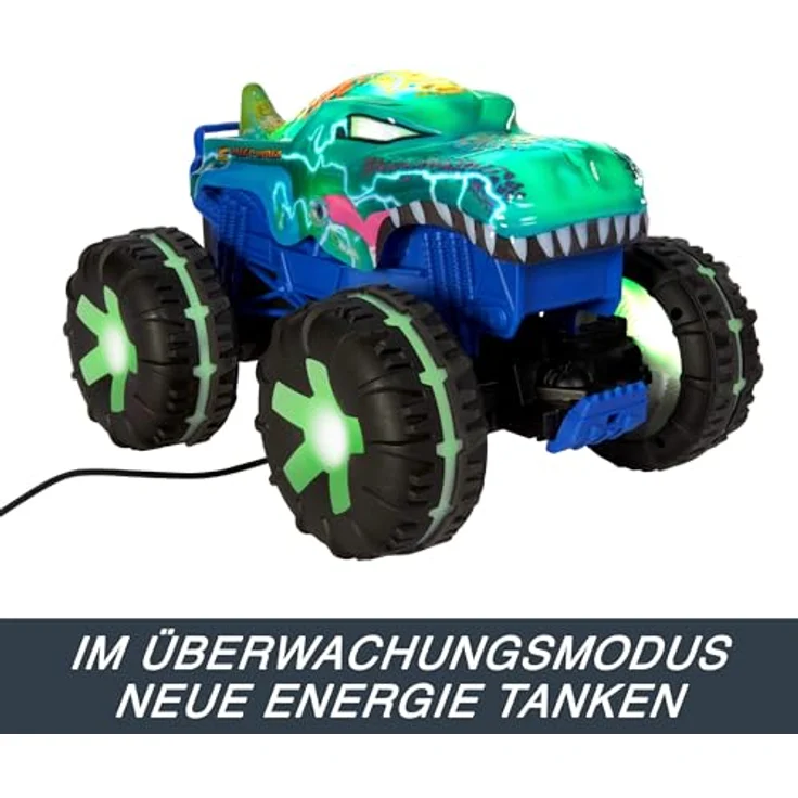 Hot Wheels RC-Monstertruck Monster Trucks Mega-Wrex Alive-Fahrzeug, mit Licht und Sound, interaktive Spielmodi - Preisvergleich – Bild 6