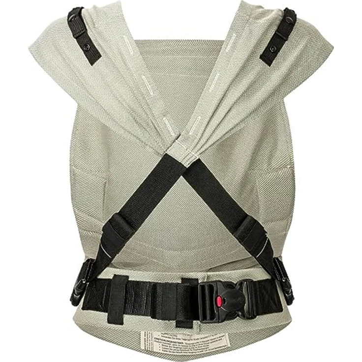 Hoppediz Babytrage Primeo, Bauch- und Rückentrage aus 100 % Bio-Baumwolle, ab Geburt (2,5 kg), einstellbar, von Trageschulen entwickelt – Bild 3