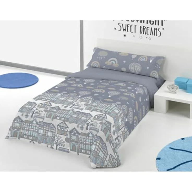 Pierre Cardin Bettwäsche Luftballons (105), Kinderbettwäsche in Blau