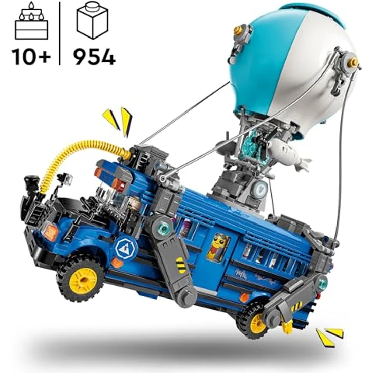 LEGO Fortnite Schlachtenbus, Spielzeug zum Videospiel mit 9 Minifiguren, interaktives Bau- und Spielerlebnis, Geschenk für Gaming Fans ab 10 Jahren 77073 – Bild 2
