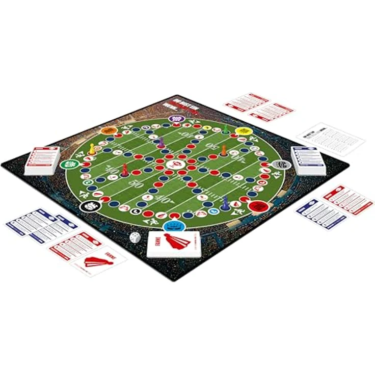Gomazing Du bist EIN Football- Fan, wenn - Quiz-Brettspiel mit 500 Fragen zur NFL & Football - für 2-8 Spieler - nachhaltig und plastikfrei - Deutsch - 50 x 50 cm Spielbrett – Bild 5