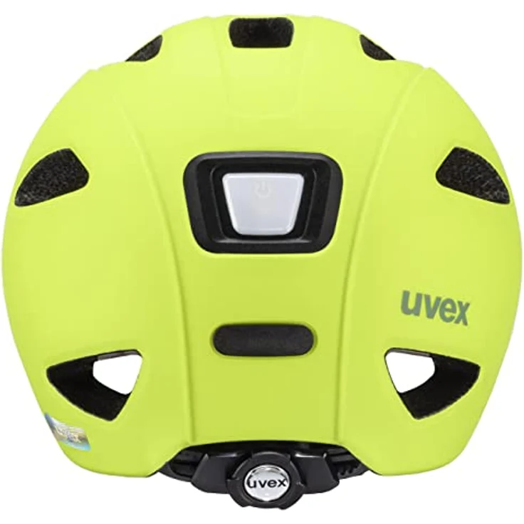 Uvex oyo Kinderfahrradhelm - individuelle Größenanpassung - erweiterbar mit LED-Licht - neon yellow-moss green matt - 45-50 cm – Bild 5